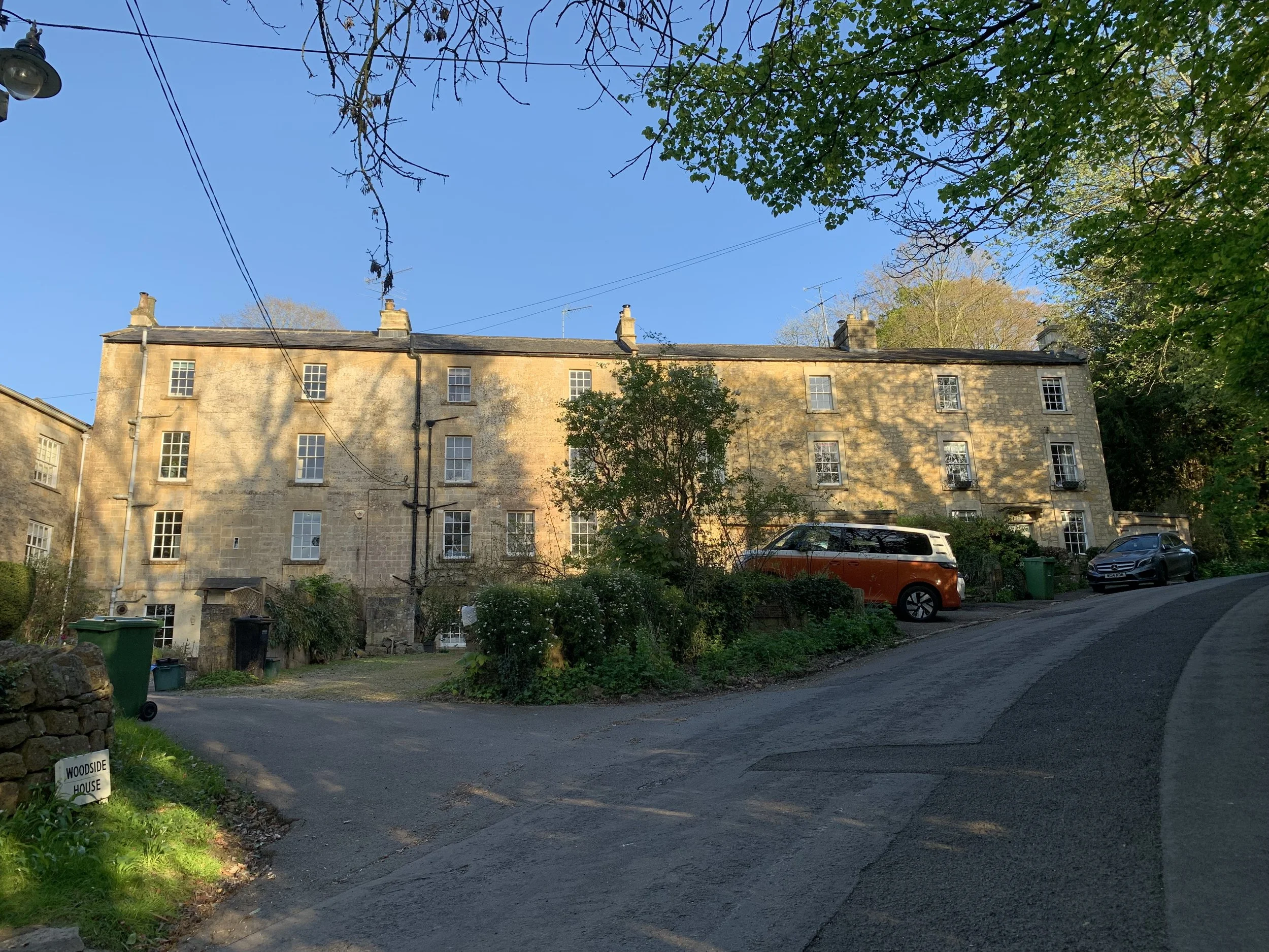 Our house is the second from the right