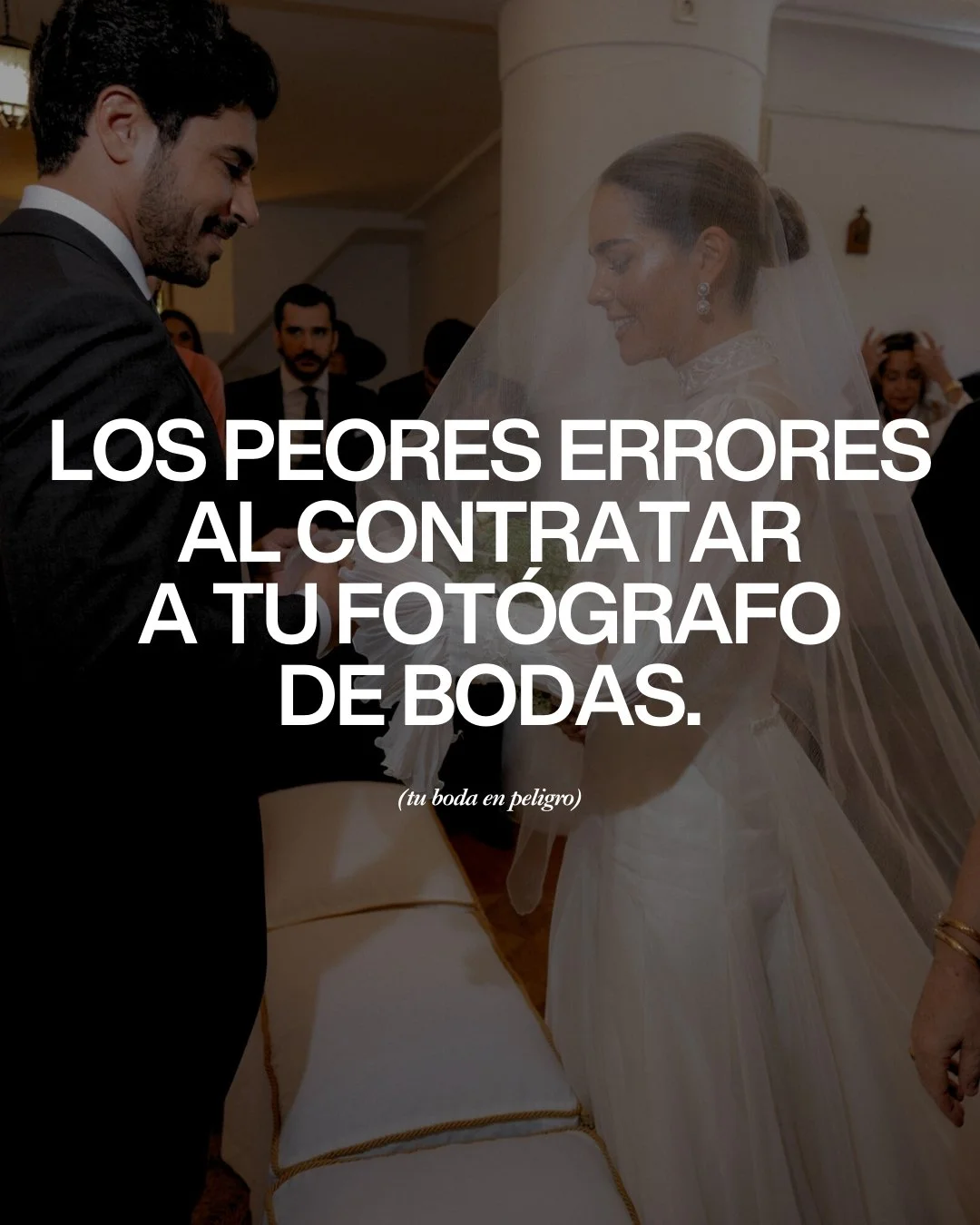 Seamos honestos. 

Cuando empez&aacute;is a organizar vuestra boda, la hoja de excel echa humo: Finca, Wedding Planner, Catering... y al llegar al fot&oacute;grafo, la pregunta suele ser: "&iquest;Cu&aacute;ntas fotos entregas?" o "&iq