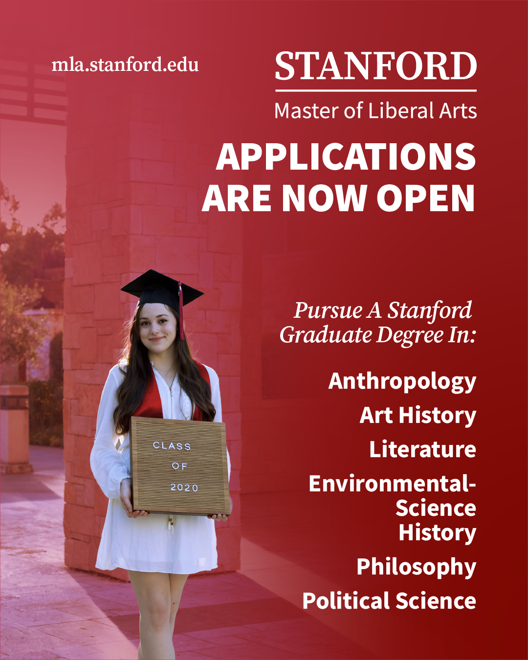 Speculative Stanford MLA program Instagram social promoting open applications and listing majors