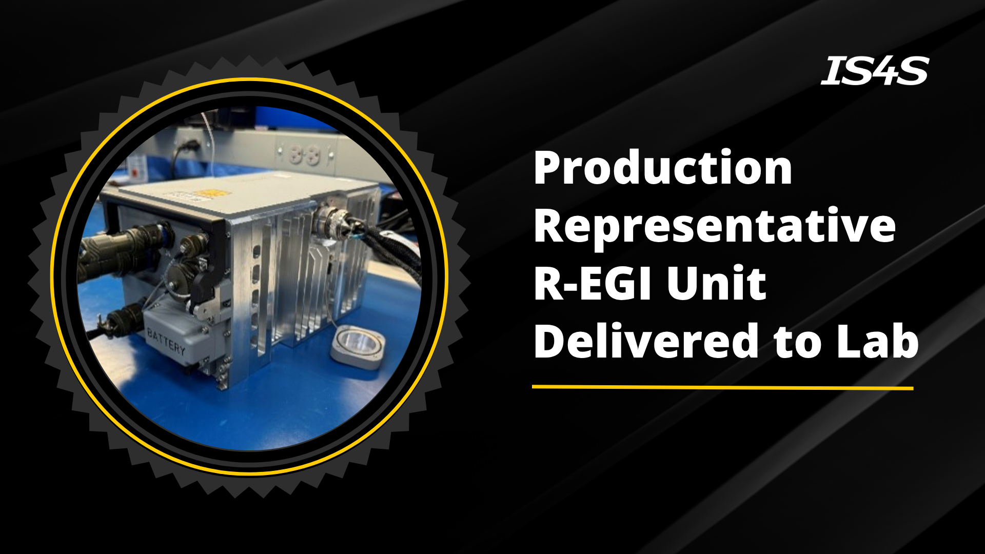 First Medium Form Factor Production Representative R-EGI Unit Delivered to Boeing St. Louis Navigation Lab for Check-Out