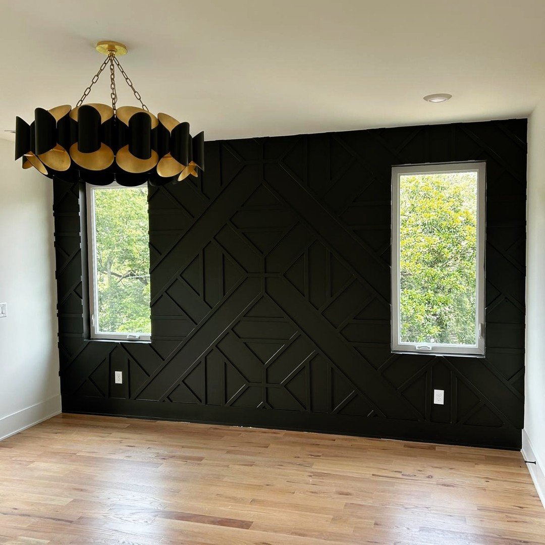 Accent walls.