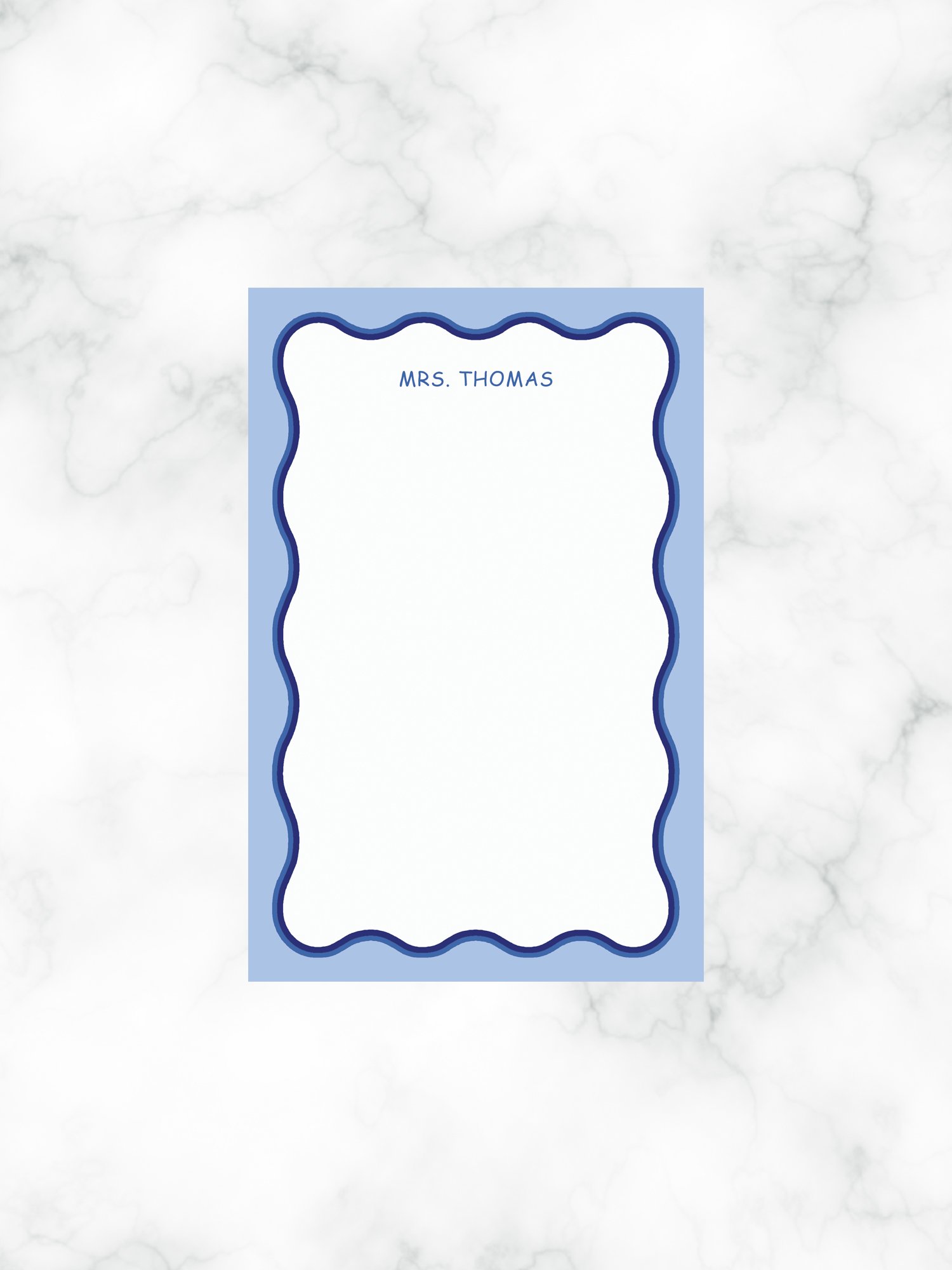 Ombre Wave Notepad