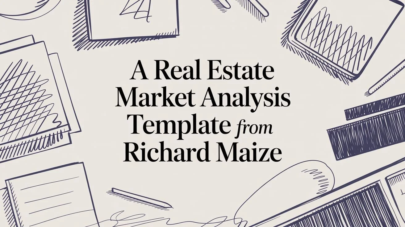 A Real Estate Market Analysis Template from Richard Maize.