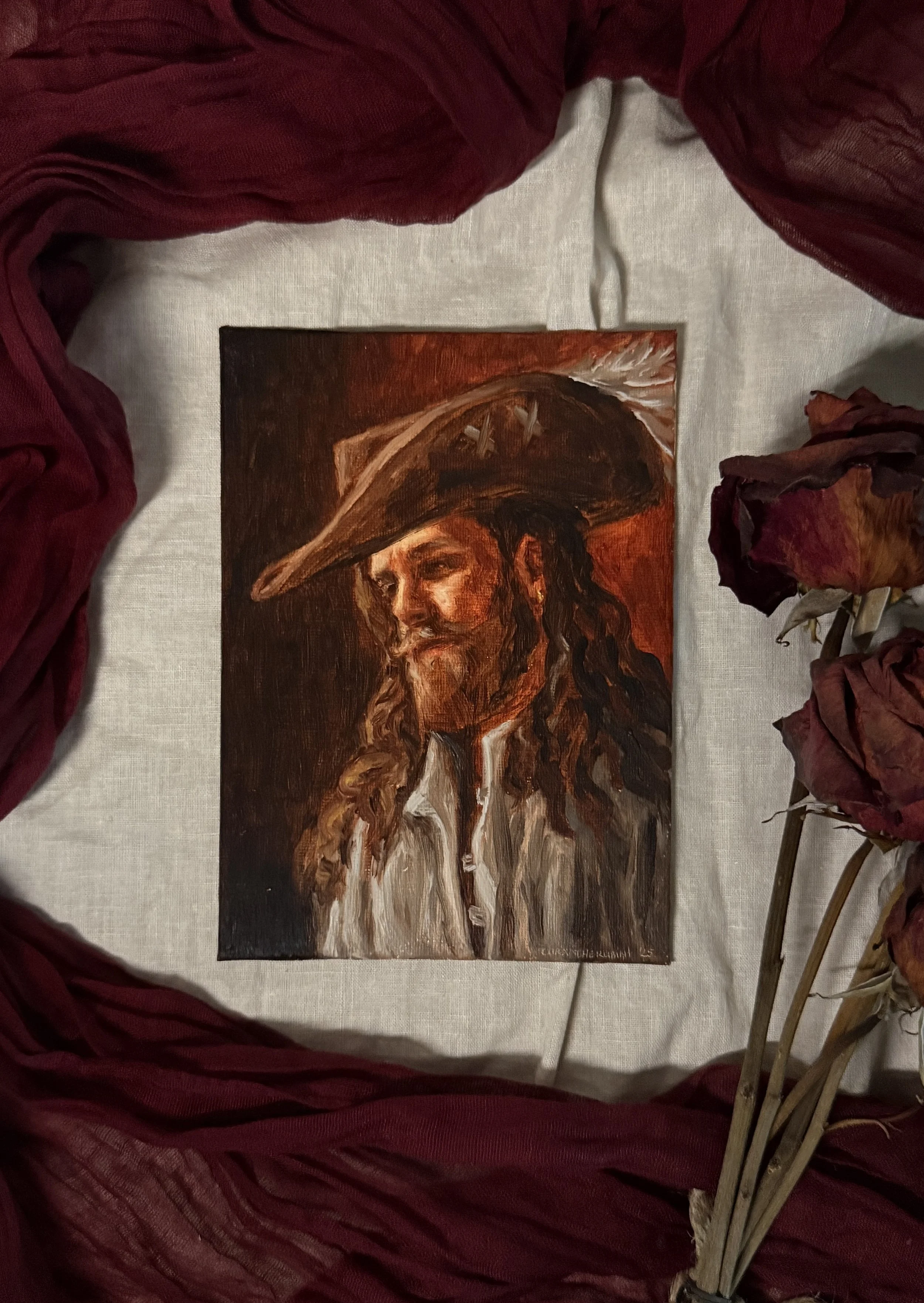What He Left Ashore (Color Study)