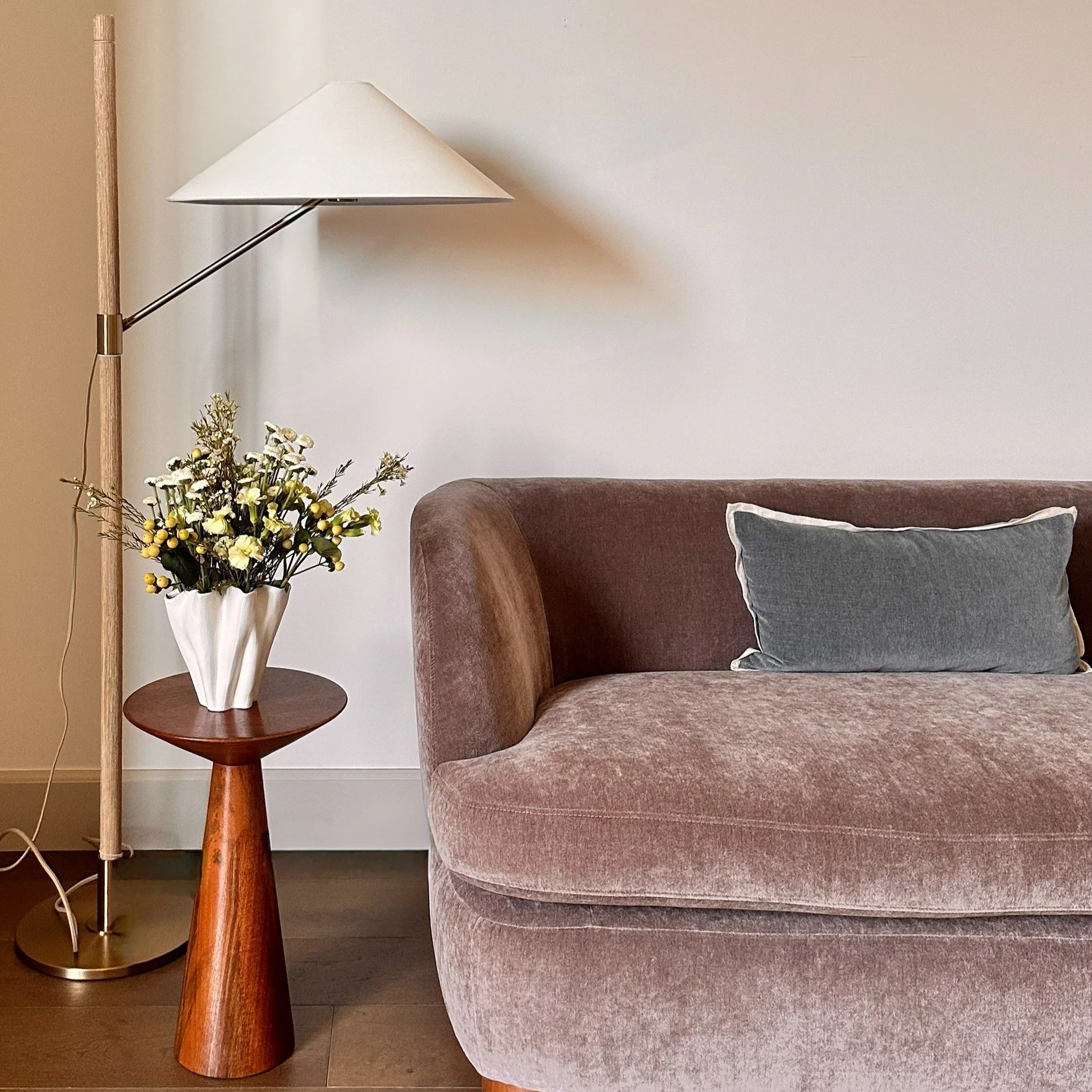 At the end of a busy day, sometimes all you need is a quiet place to land.

For two working parents raising three children, we created a comfortable corner within the primary suite that feels calm, peaceful and completely separate from the activity o