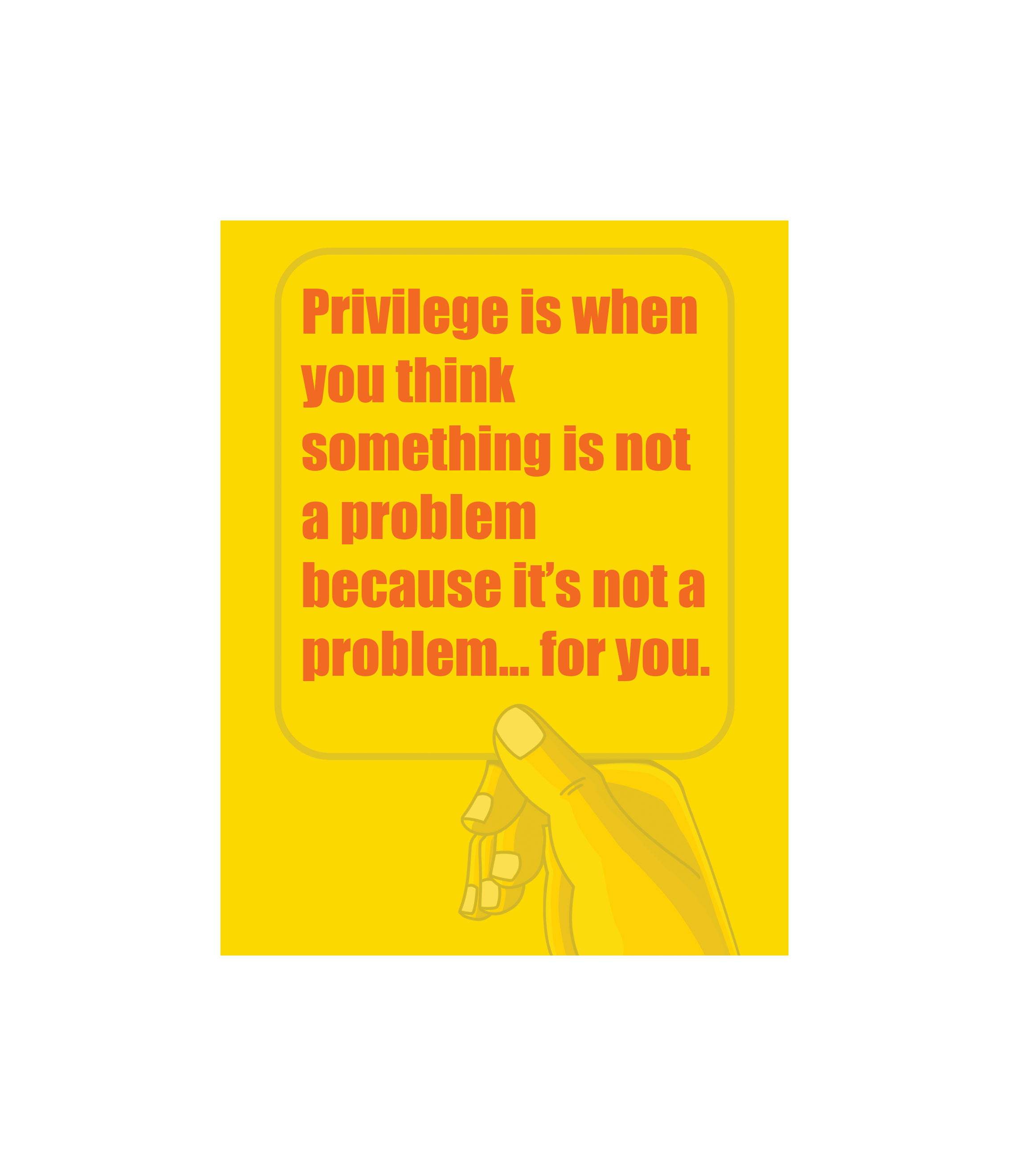 Check Your Privilege - Greeting Card