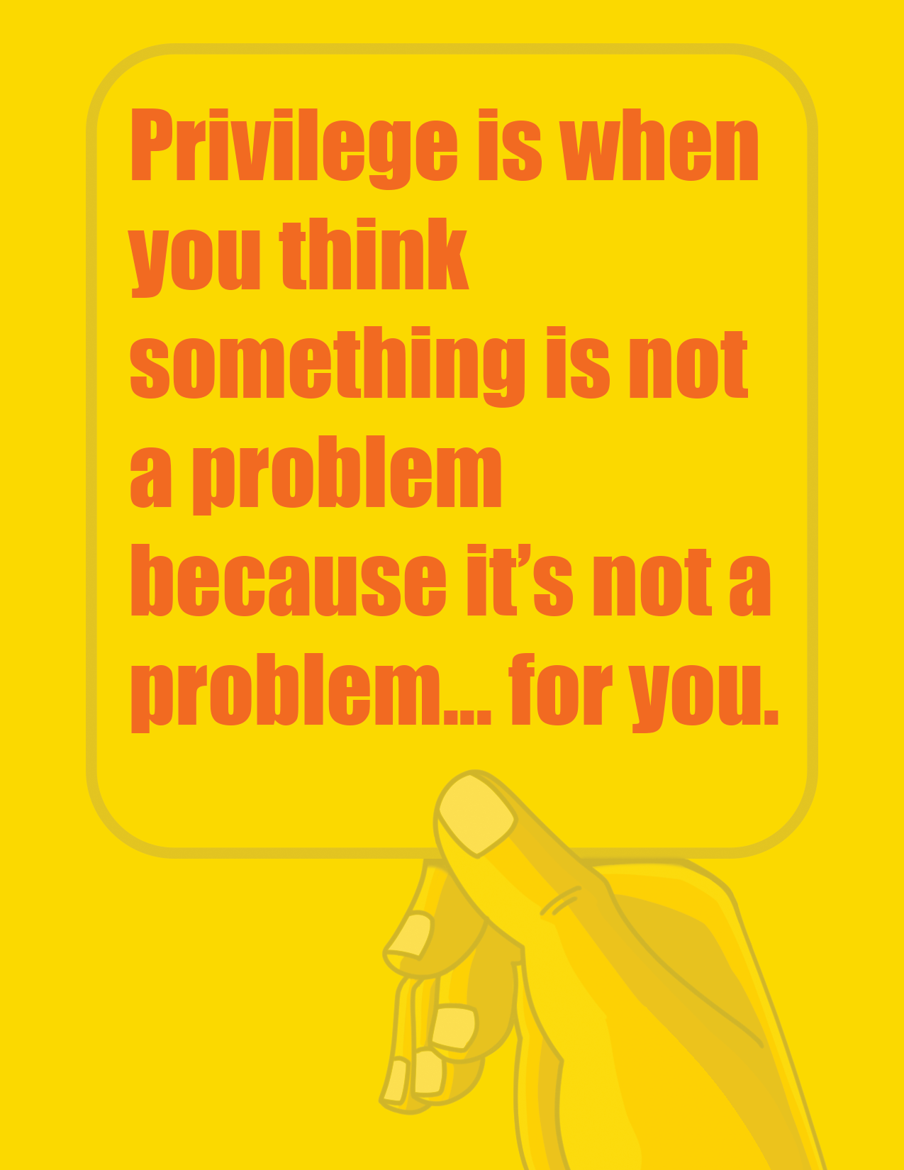 Check your privilege - the greeting card