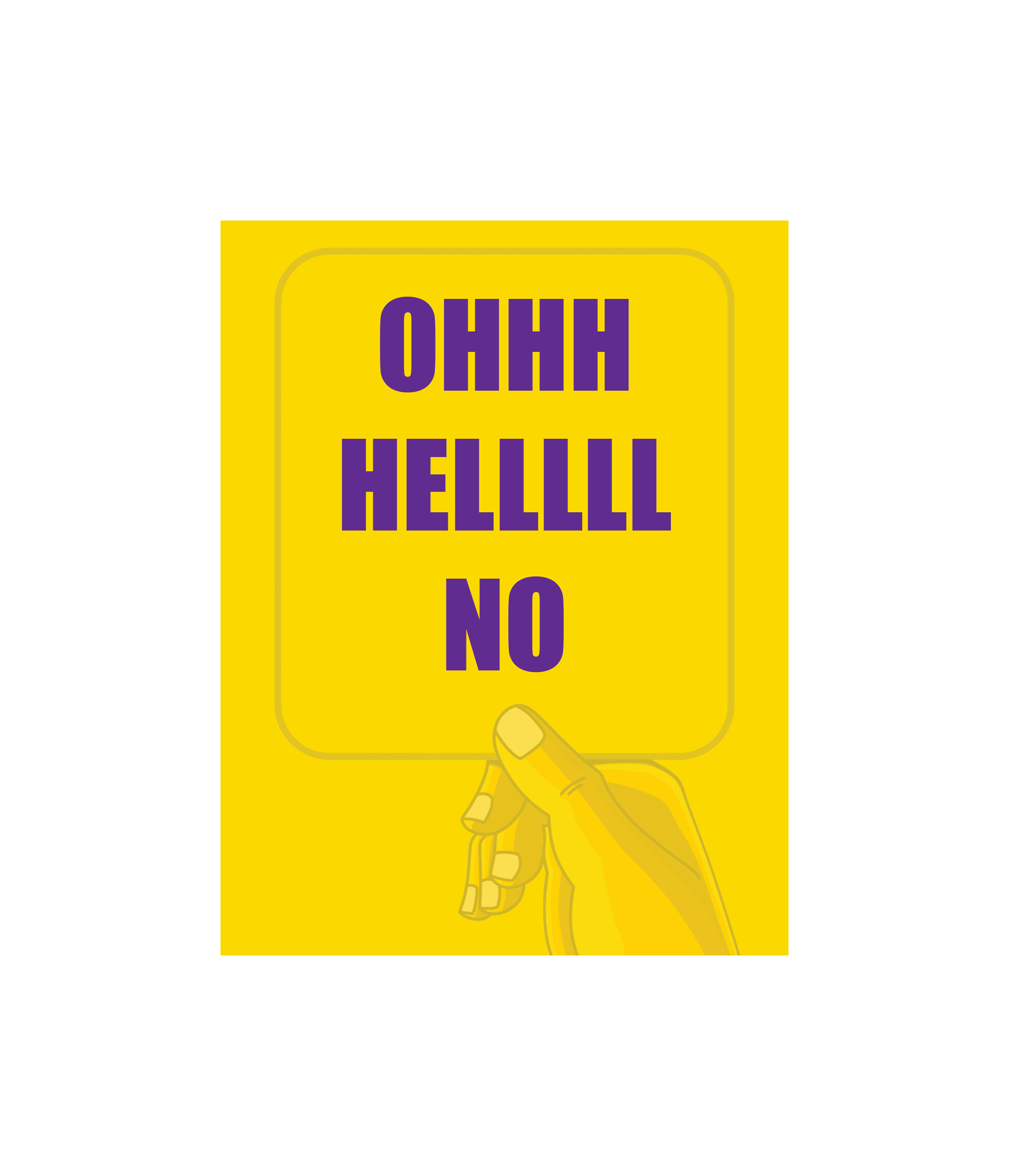 OH HELLLLLLL NO. Nuf said. Greeting Card