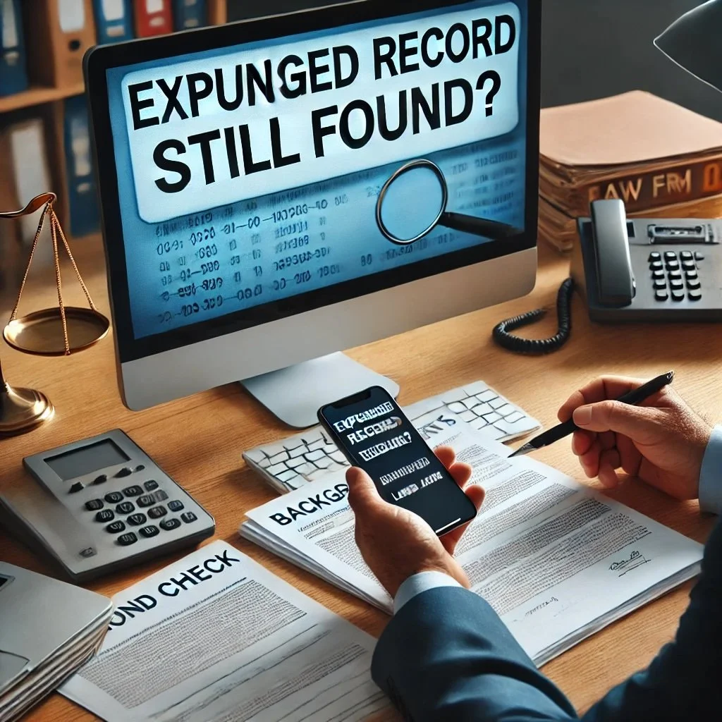 EXPUNGED BUT NOT ERASED? — Fight Back Against Faulty Background Checks