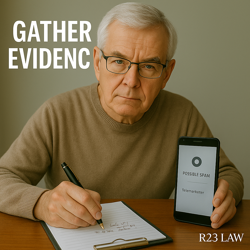 CALLED EVIDENCE — How to Gather Evidence for TCPA Actions