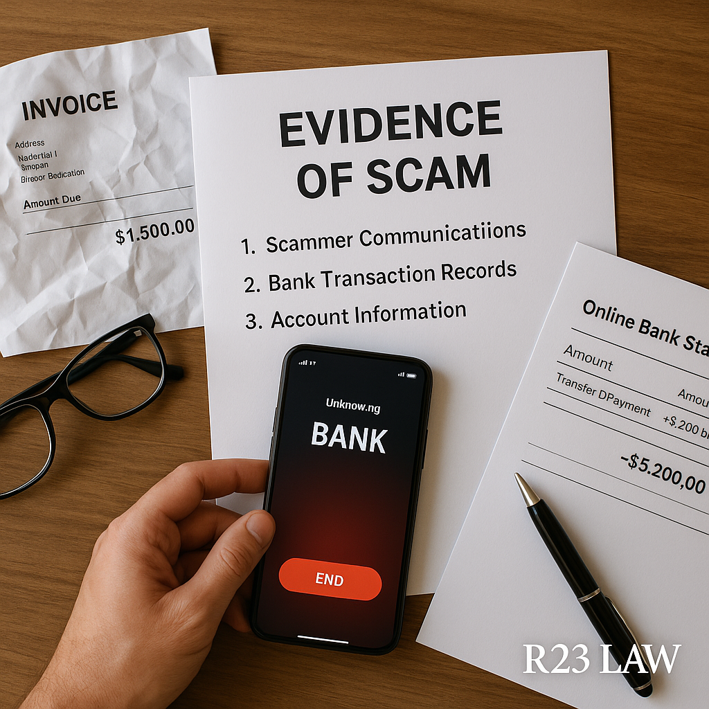 RECOVER WHAT’S YOURS — How to Collect Evidence to Recover Money from Bank Impersonation Scams