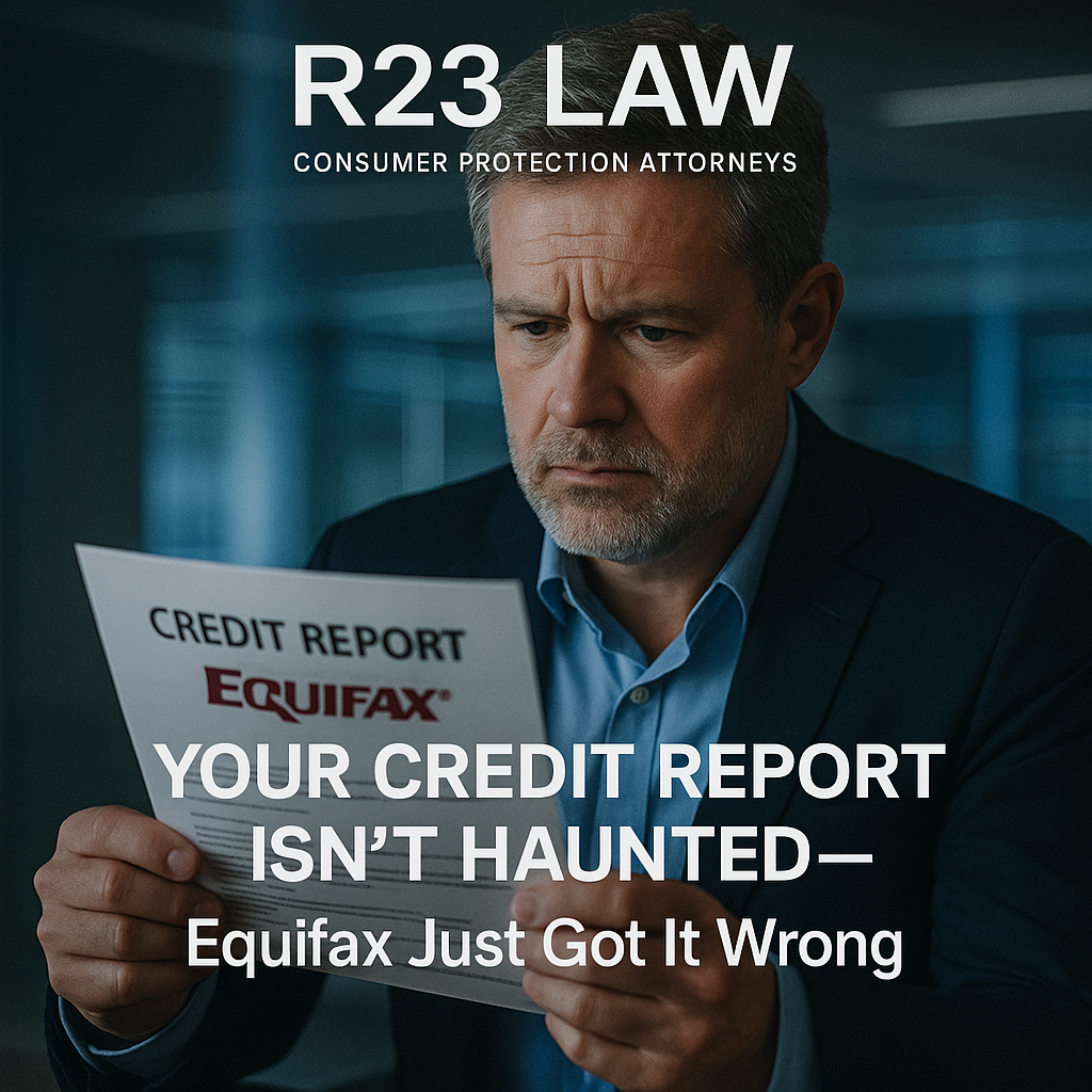 YOUR CREDIT REPORT ISN’T HAUNTED — Equifax Just Got It Wrong