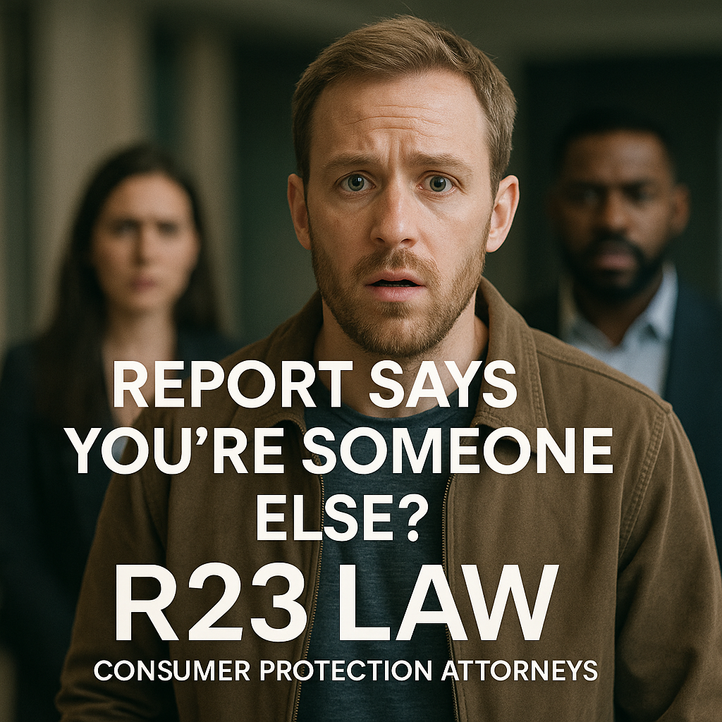 REPORT SAYS YOU’RE SOMEONE ELSE? — Fixing Background Check Disasters Before They Derail Your Life