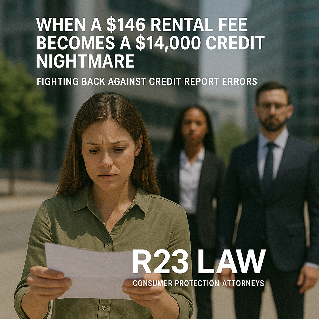 WHEN A $146 RENTAL FEE BECOMES A $14,000 CREDIT NIGHTMARE — Fighting Back Against Credit Report Errors