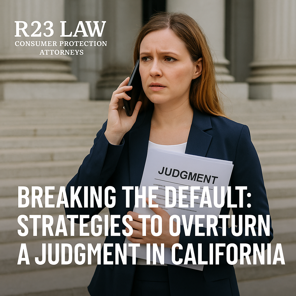 BREAKING THE DEFAULT — Strategies to Overturn a Judgment in California