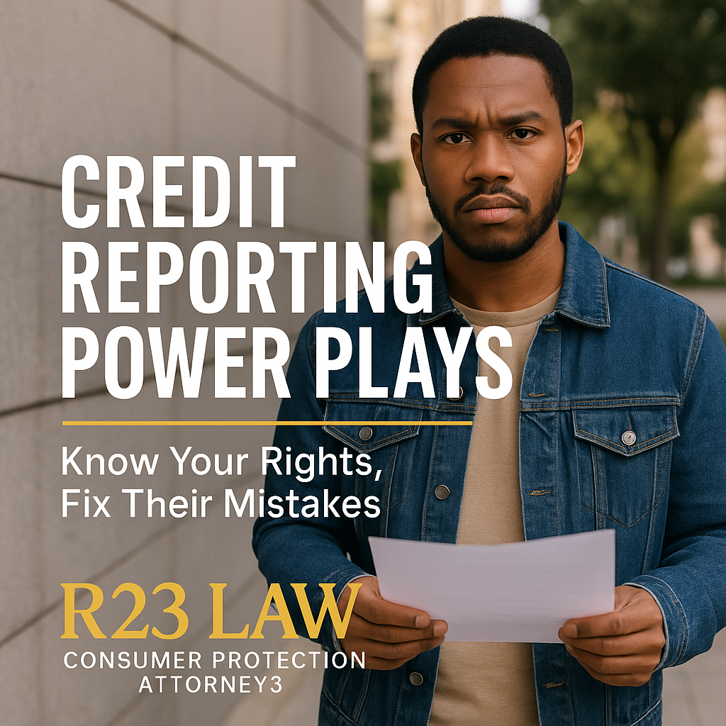 CREDIT REPORTING POWER PLAYS —&nbsp; Know Your Rights, Fix Their Mistakes