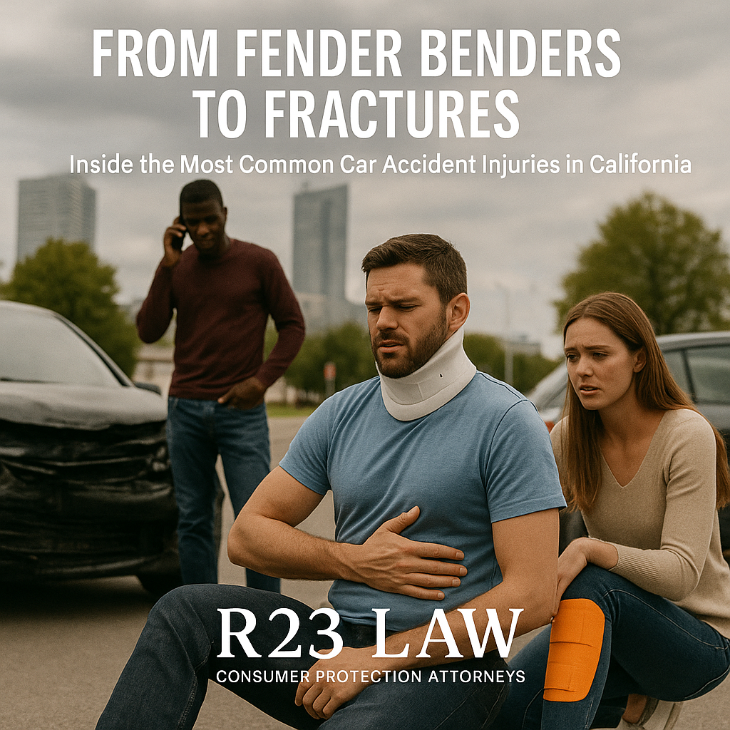 FROM FENDER BENDERS TO FRACTURES — &nbsp;Inside the Most Common Car Accident Injuries