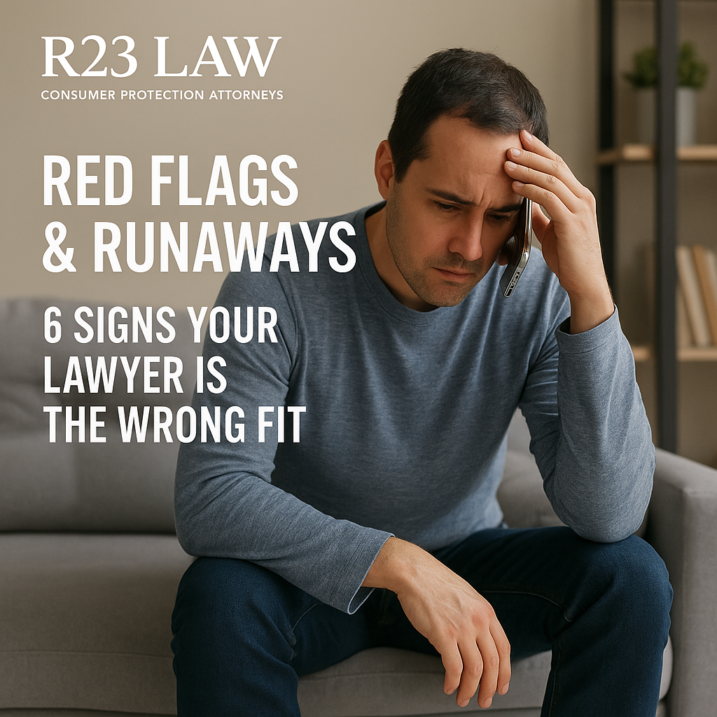 RED FLAGS &amp; RUNAWAYS — 6 Signs Your Lawyer Is the Wrong Fit