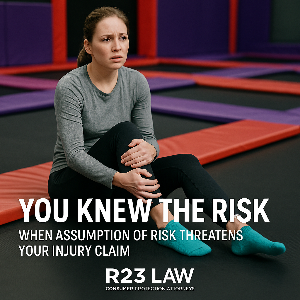 YOU KNEW THE RISK — When Assumption of Risk Threatens Your Injury Claim
