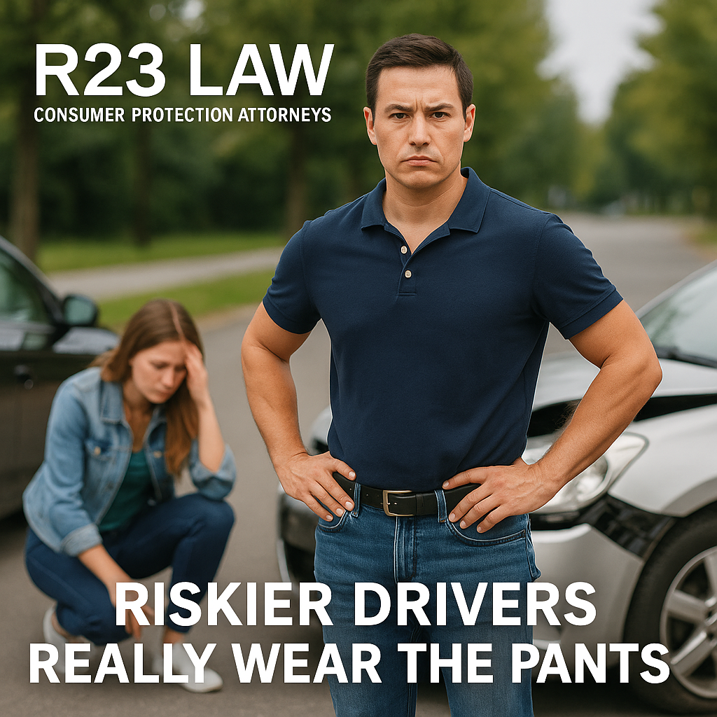 RISKIER DRIVERS REALLY WEAR THE PANTS — What the Crash Data Says