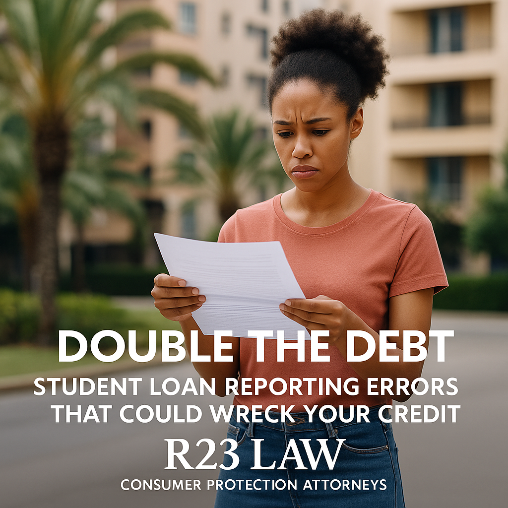 DOUBLE THE DEBT — Student Loan Reporting Errors That Could Wreck Your Credit