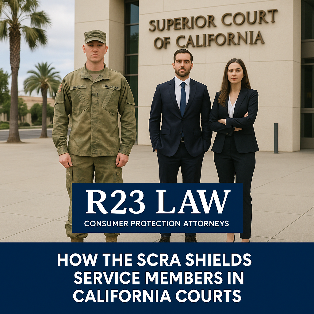 WHEN DUTY CALLS, JUSTICE PAUSES — How the SCRA Shields Service Members in California Courts