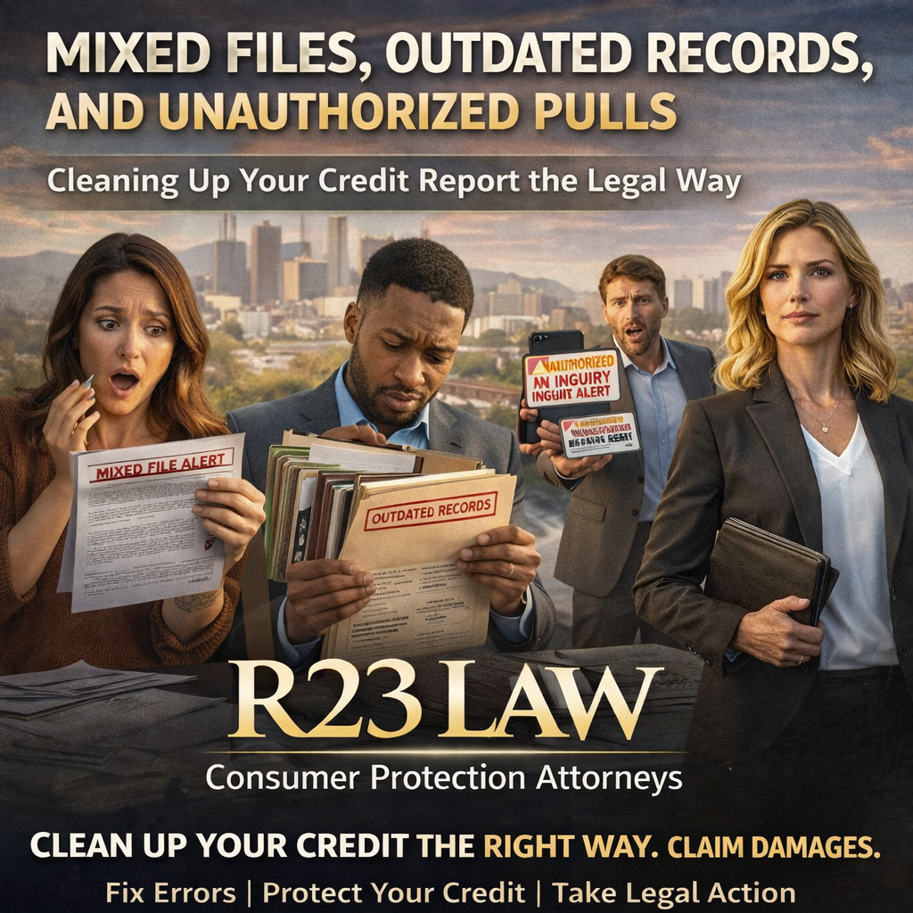 MIXED FILES, OUTDATED RECORDS, AND UNAUTHORIZED PULLS — Cleaning Up Your Credit Report the Legal Way