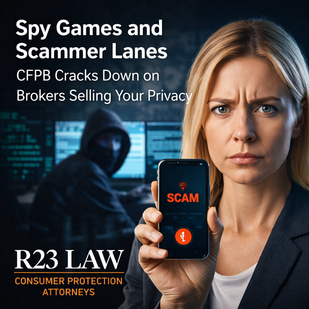 SPY GAMES AND SCAMMER LANES — CFPB Moves to Rein in Data Brokers Trafficking in Your Privacy