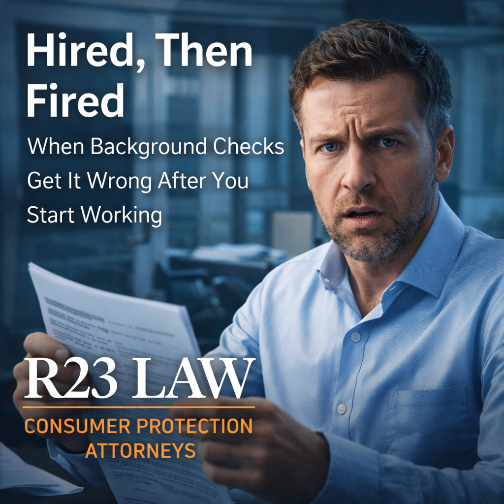 HIRED, THEN FIRED — When Background Checks Get It Wrong After You Start Working