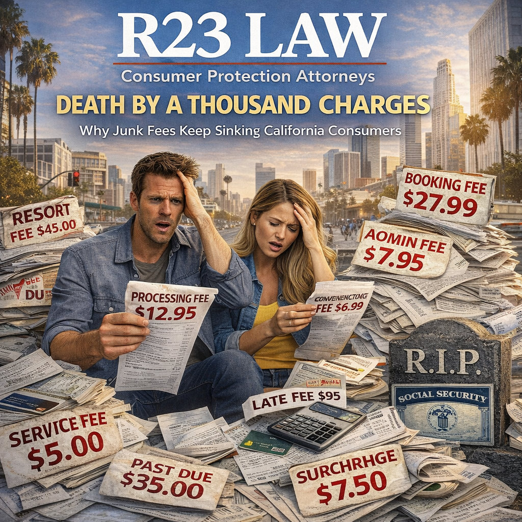 DEATH BY A THOUSAND CHARGES — Why Junk Fees Keep Sinking California Consumers