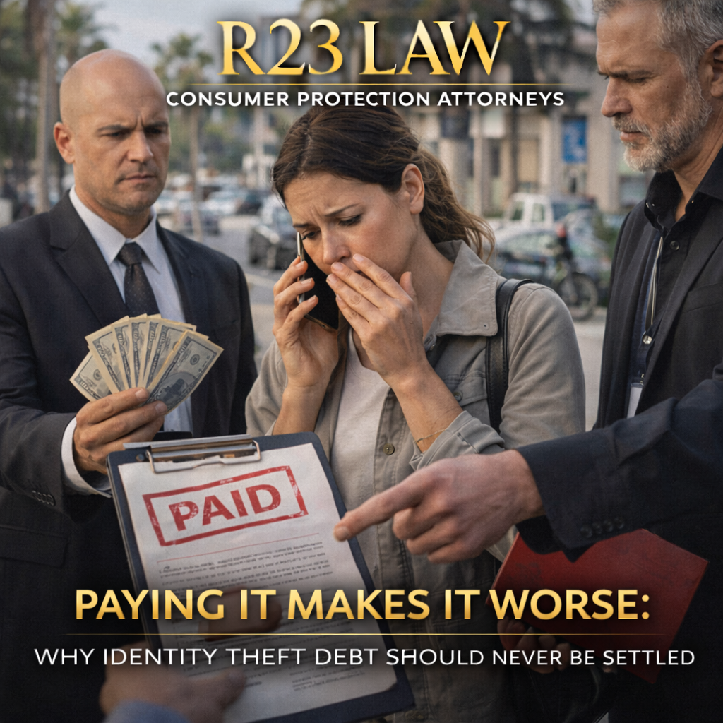 PAYING IT MAKES IT WORSE — Why Identity Theft Debt Should Never Be Settled