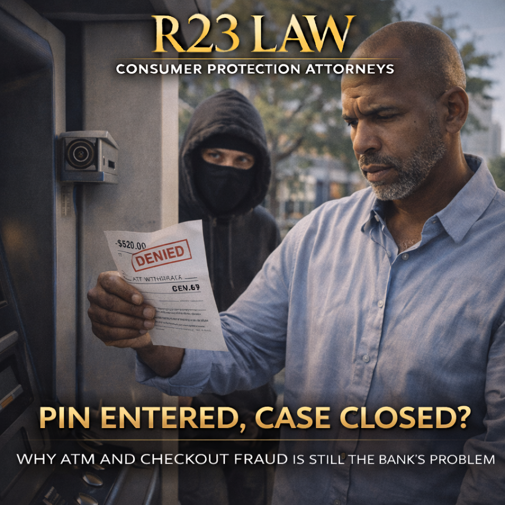 PIN ENTERED, CASE CLOSED — Why ATM and Checkout Fraud Is Still the Bank’s Problem