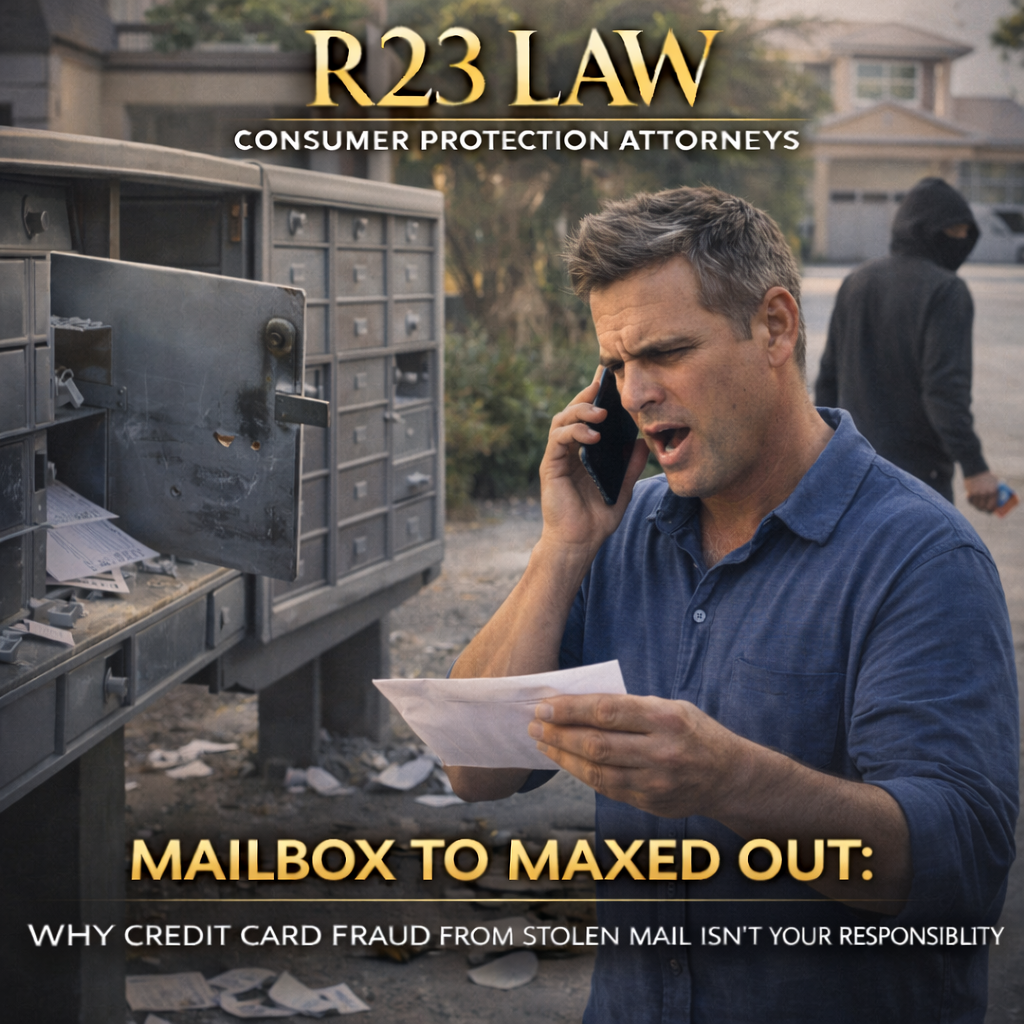 MAILBOX MAXED OUT — Why Credit Card Fraud From Stolen Mail Isn’t Your Responsibility