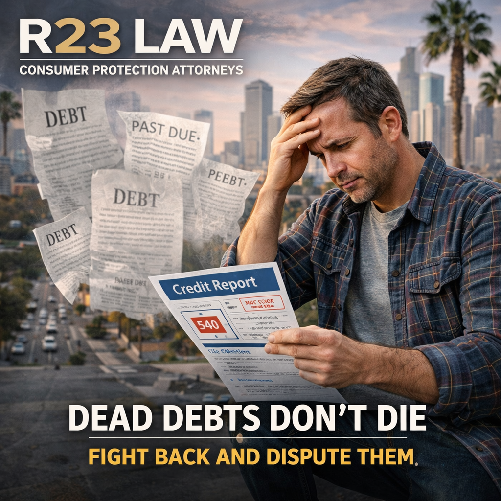 DEAD DEBTS DON’T DIE — Unless You Dispute Them