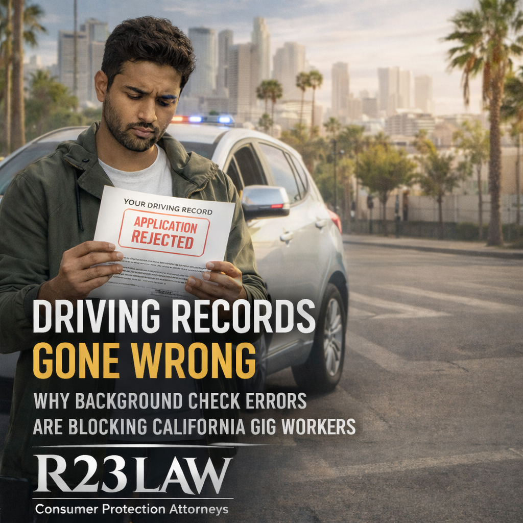 DRIVING RECORDS GONE WRONG — Why Background Check Errors Are Blocking California Gig Workers