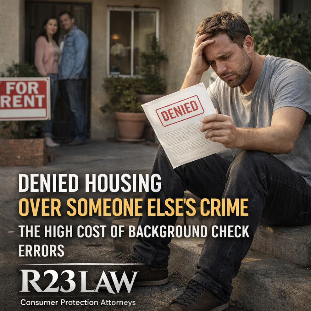 DENIED HOUSING OVER SOMEONE ELSE’S CRIME — The High Cost of Background Check Errors