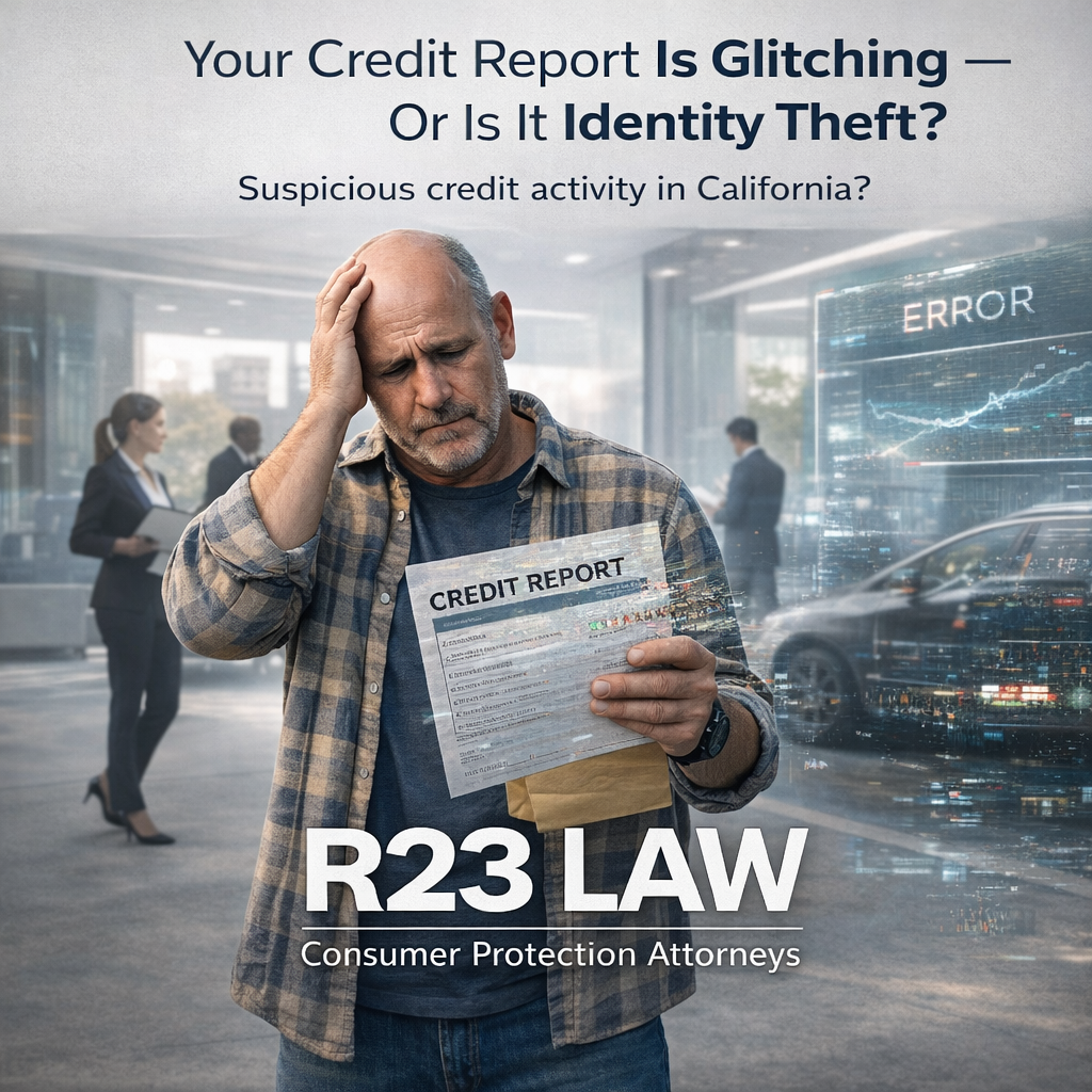 YOUR CREDIT REPORT IS GLITCHING — Or Is It Identity Theft?