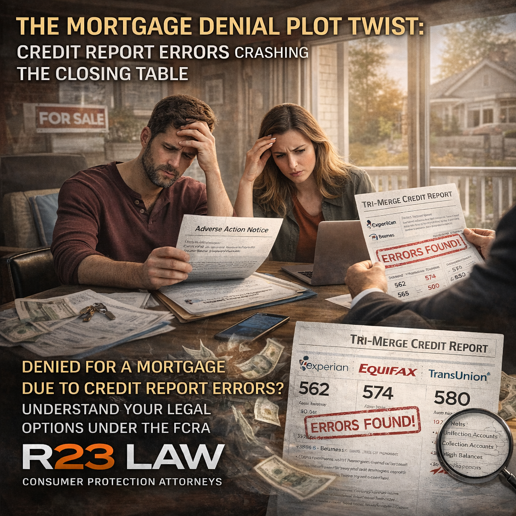 THE MORTGAGE DENIAL PLOT TWIST — Credit Report Errors Crashing the Closing Table