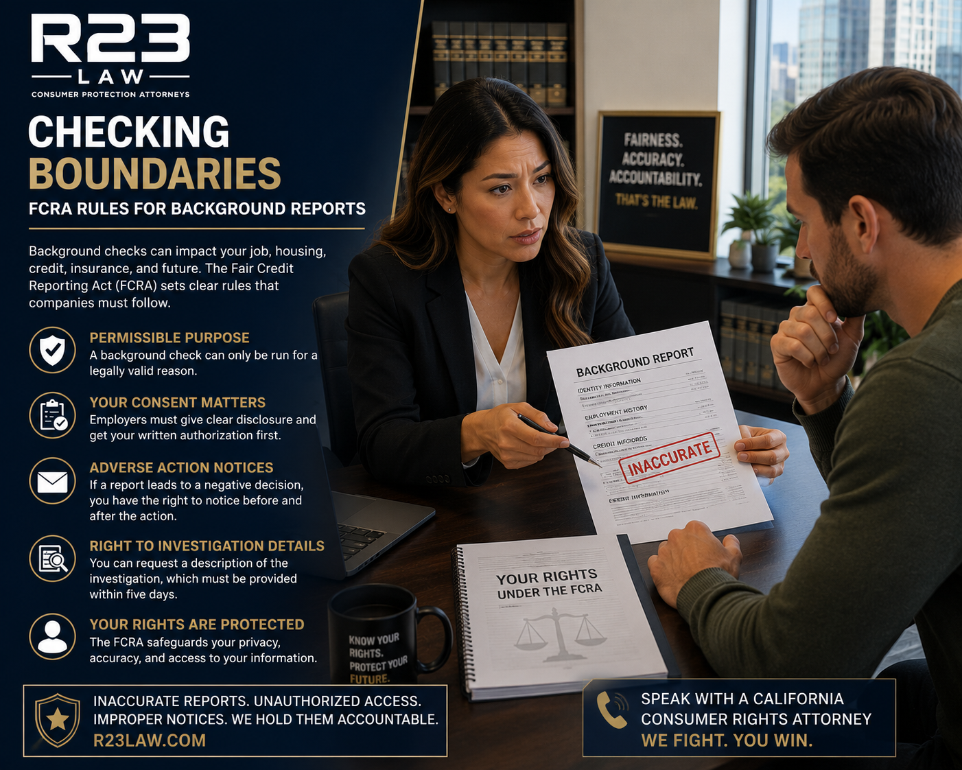 CHECKING BOUNDARIES — FCRA Rules For Background Reports