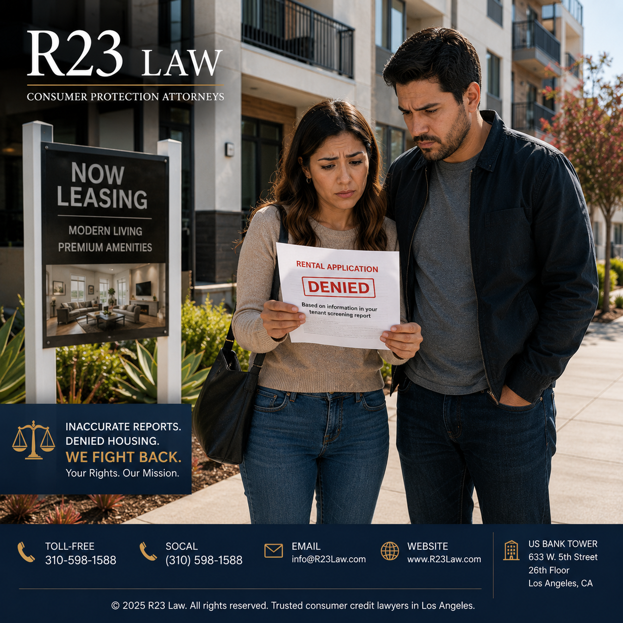 RENTAL DENIED, RIGHTS IGNITED – Tenant Screening Errors, Housing Denials, And California Consumer Protection Claims