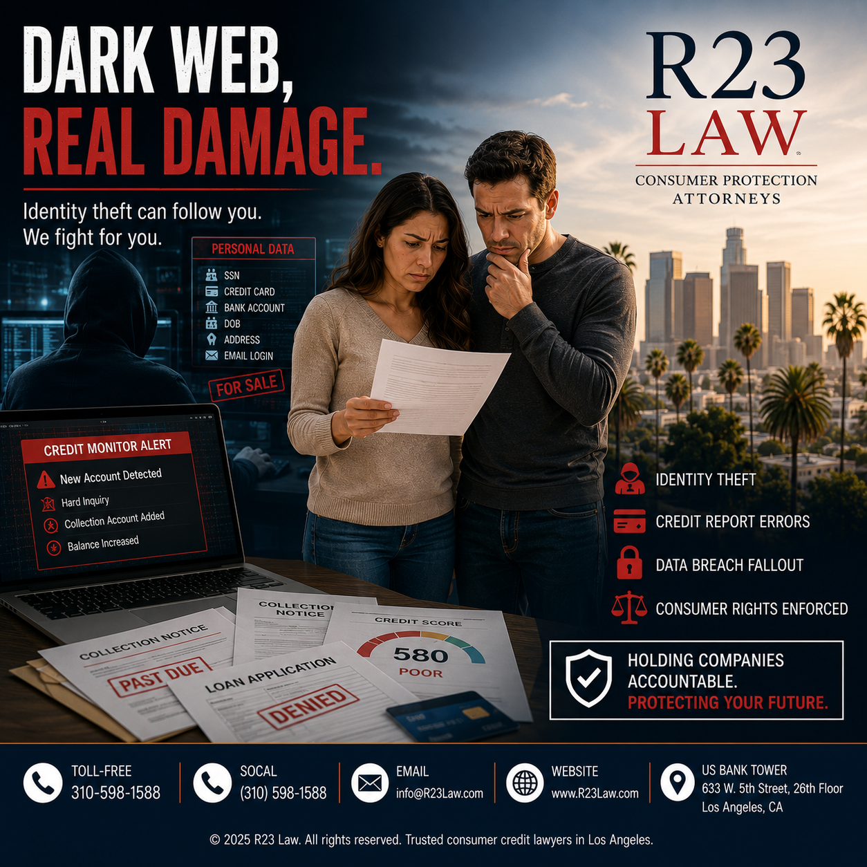 DARK WEB, REAL DAMAGE – Stolen Identity, Data Breach Fallout, And California Consumer Protection Claims