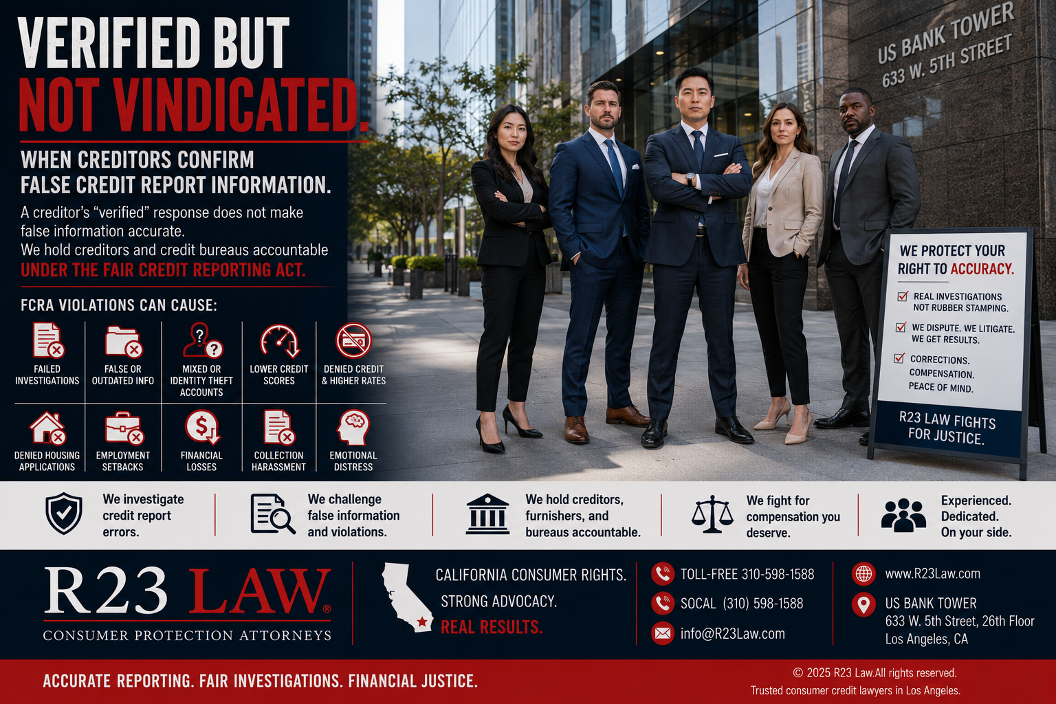VERIFIED BUT NOT VINDICATED – When Creditors Confirm False Credit Report Information