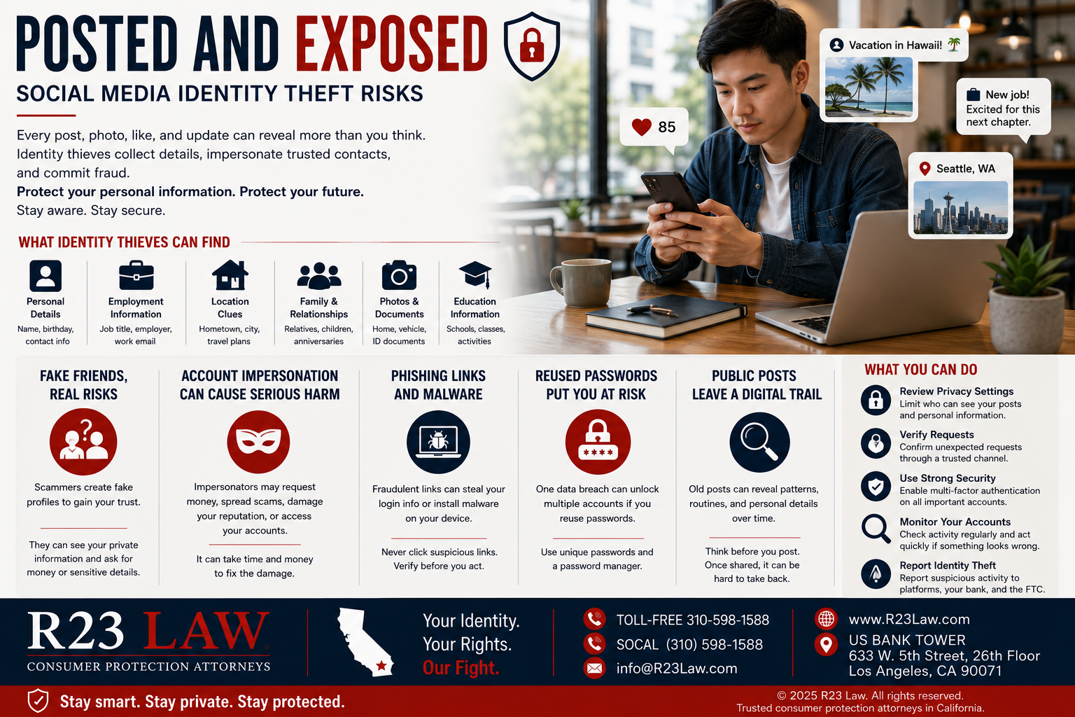 POSTED AND EXPOSED — Social Media Identity Theft Risks