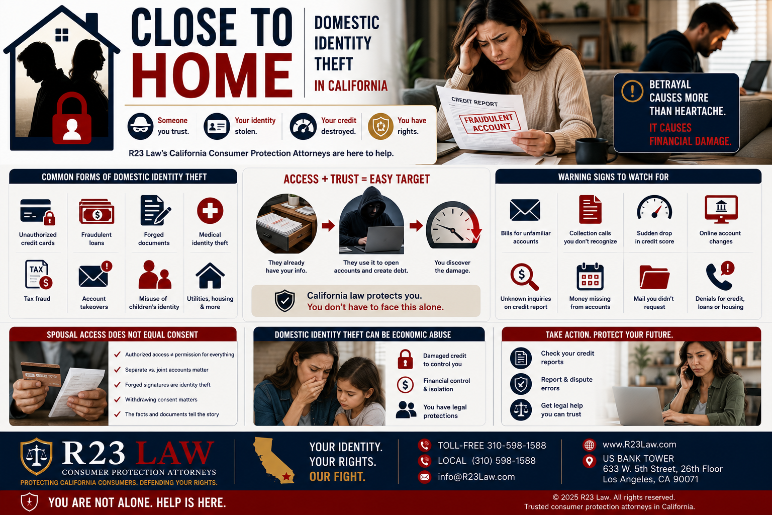 CLOSE TO HOME — Domestic Identity Theft in California