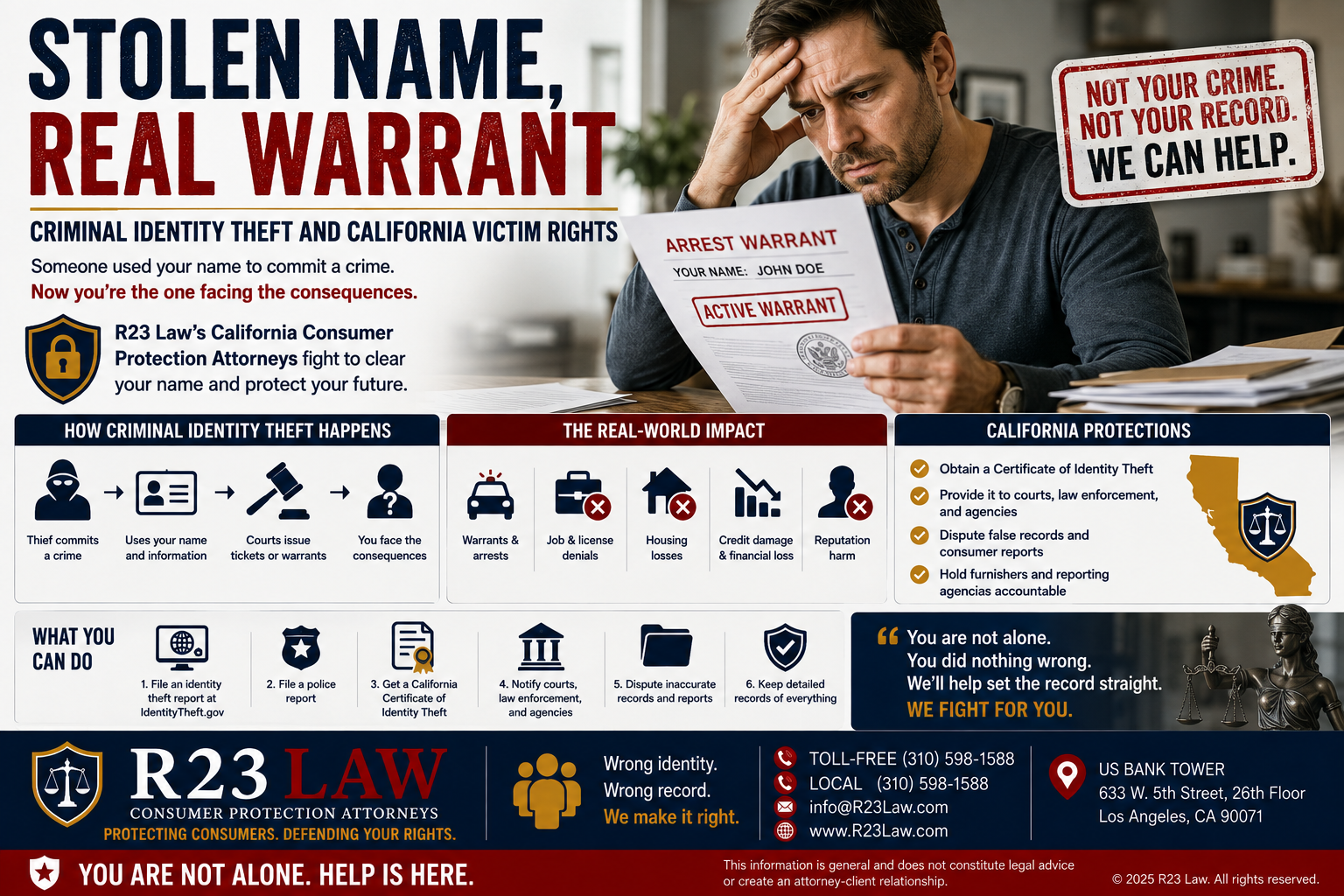 STOLEN NAME, REAL WARRANT — Criminal Identity Theft And California Victim Rights