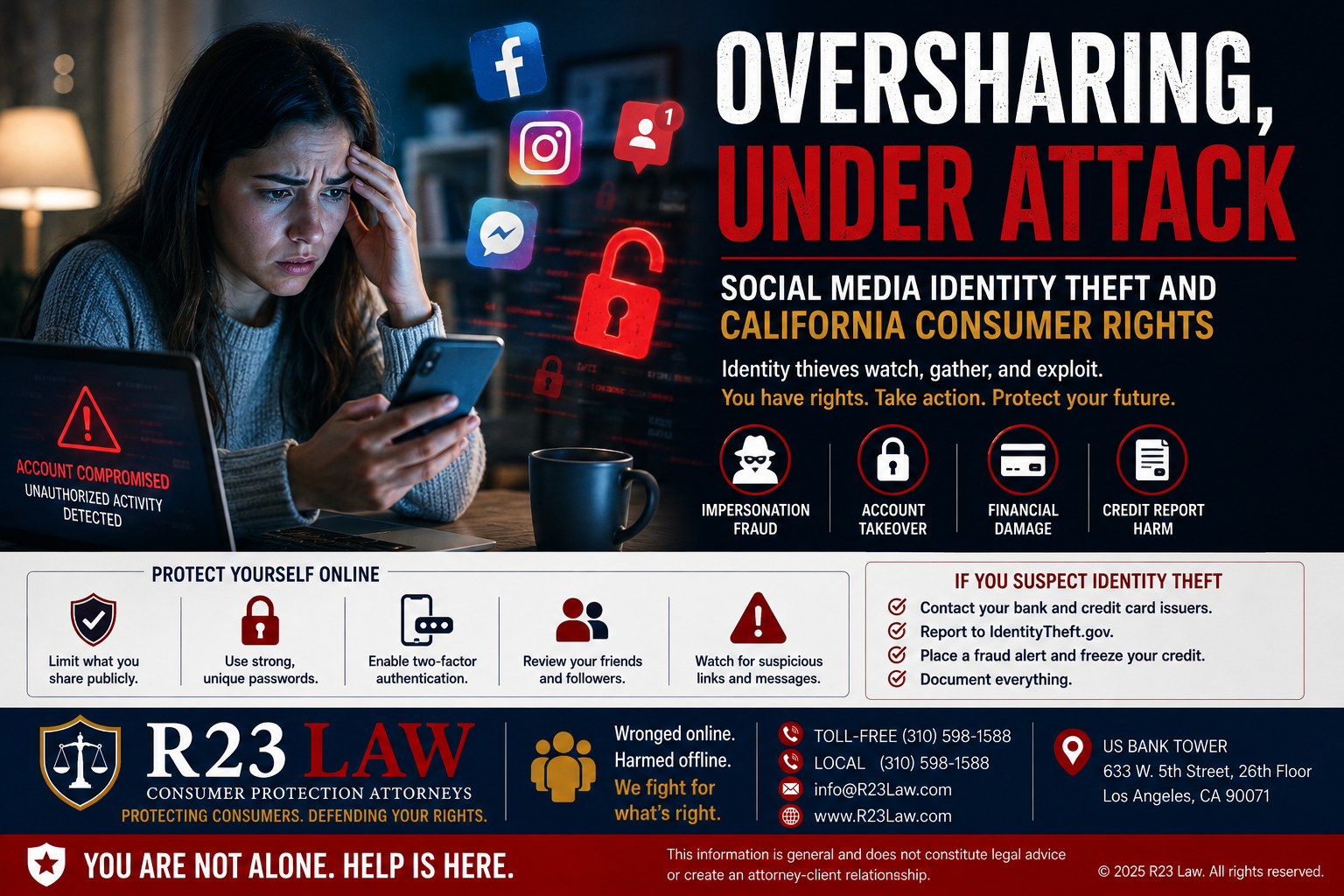 OVERSHARING, UNDER ATTACK — Social Media Identity Theft And California Consumer Rights