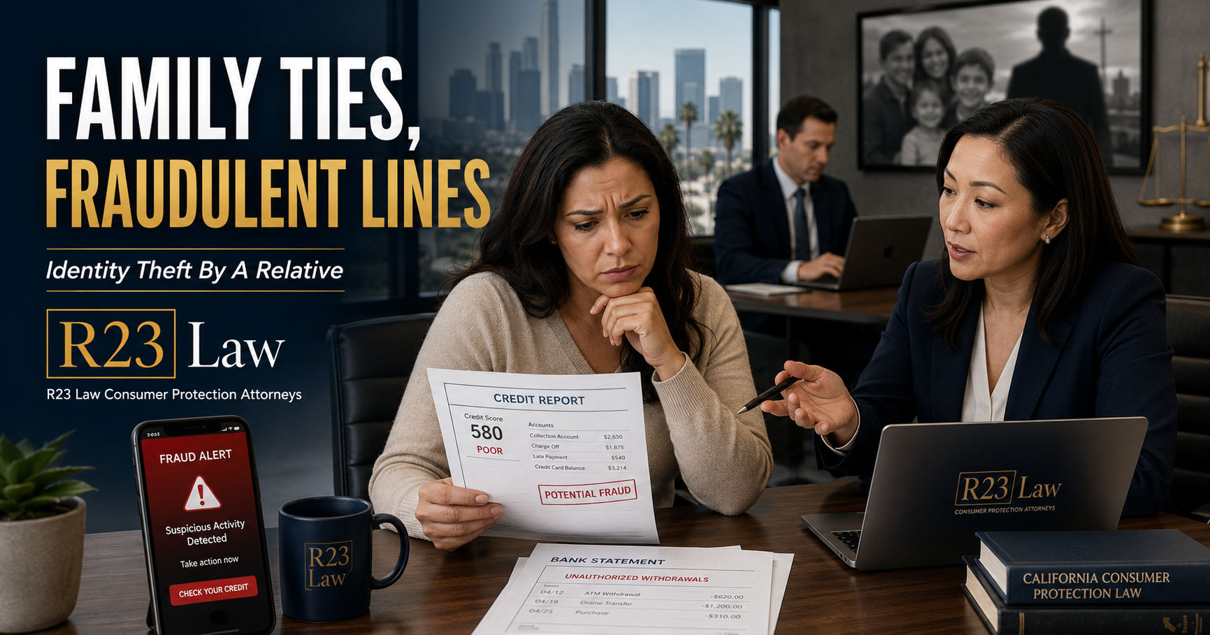 FAMILY TIES, FRAUDULENT LINES – California Rights After Identity Theft By A Relative