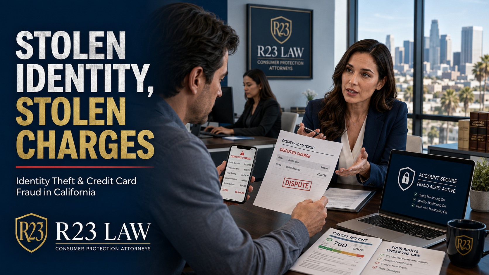 STOLEN IDENTITY, STOLEN CHARGES – Identity Theft And Credit Card Fraud In California
