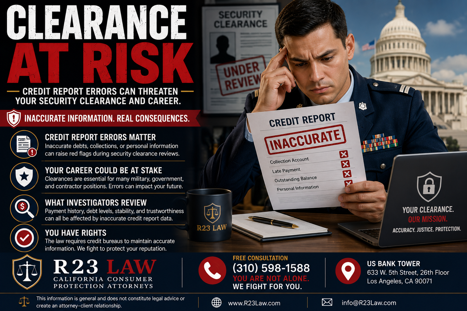 CLEARANCE AT RISK — Credit Report Errors and Security Reviews