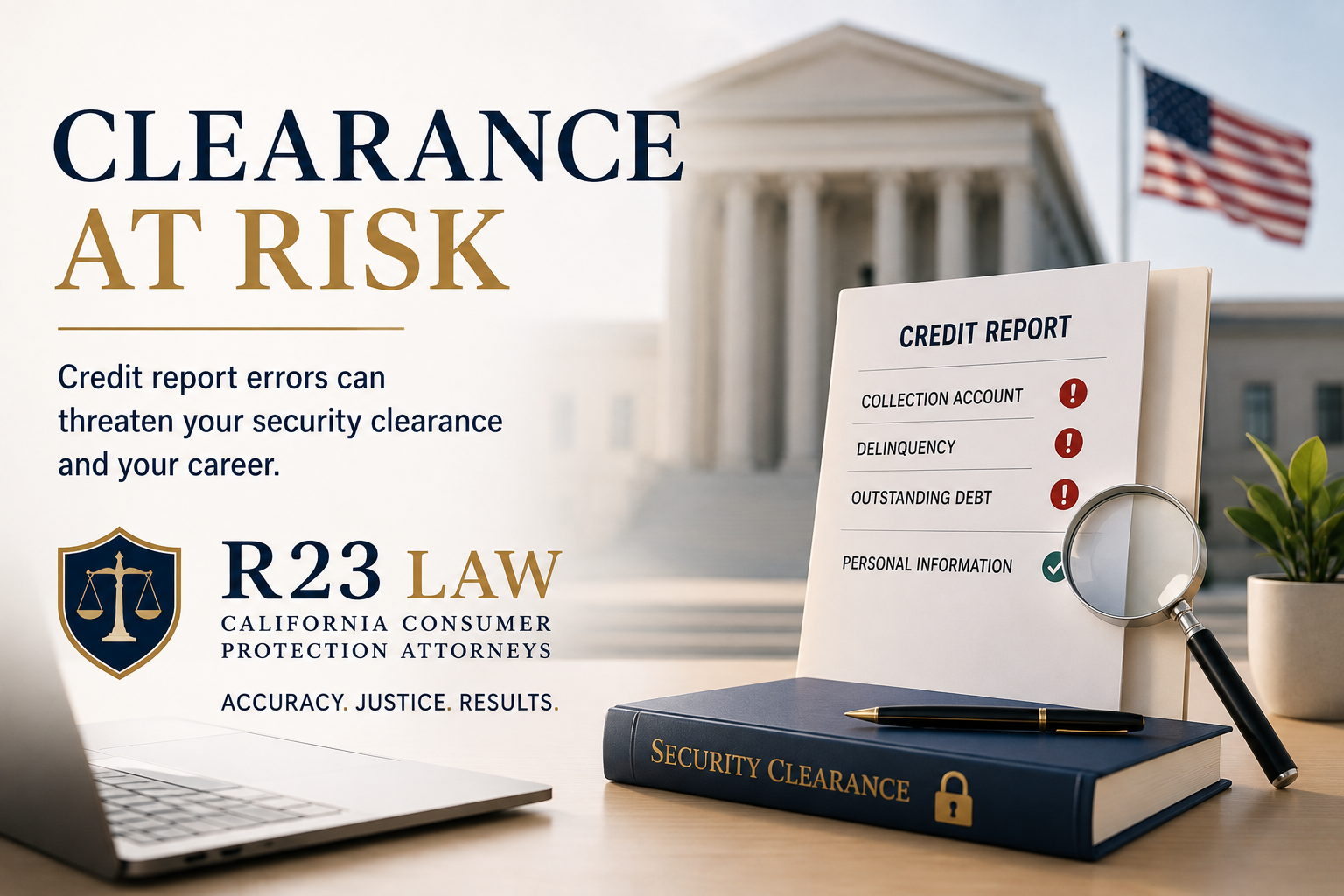 CLEARANCE AT RISK — Credit Report Errors and Security Reviews